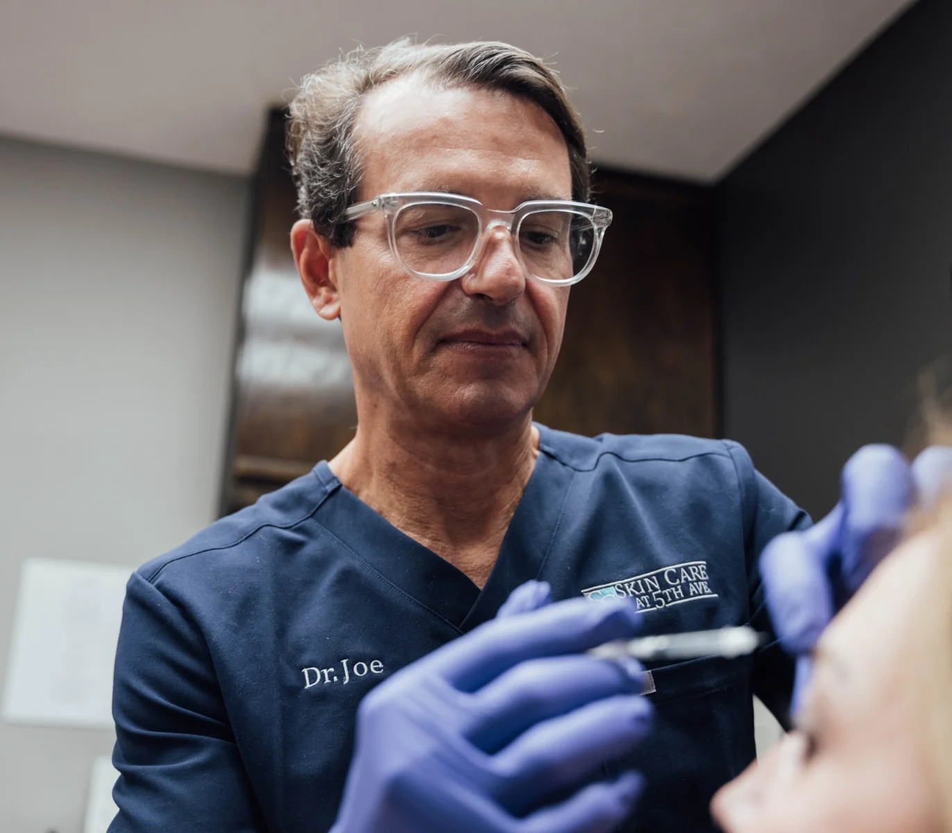 Dr. Galitzin injecting BOTOX