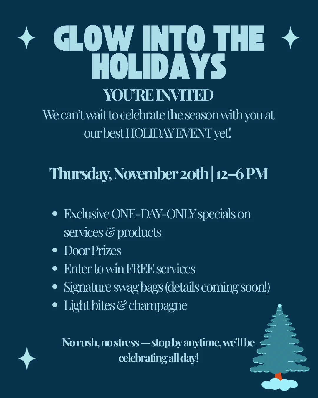 Glow Into The Holidays